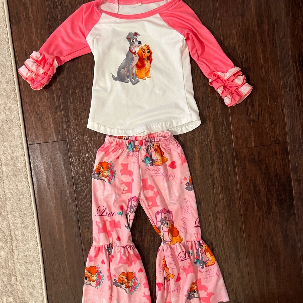 Lady and tramp outfit 6-12 months